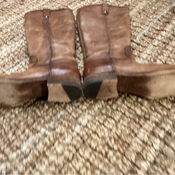 FRYE Melissa Inside Zip Boot COGNAC 7.5 - Picture 6 of 16